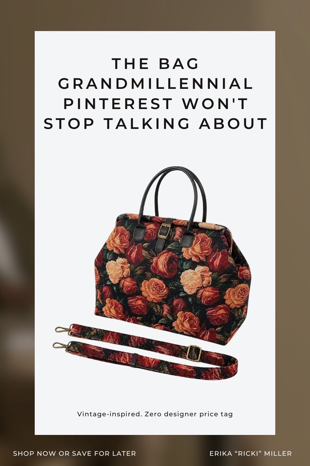 Vintage inspired floral tapestry bag! Loving the carpet bag look for fall!

#LTKdayinmylife #LTKootd #LTKTravel