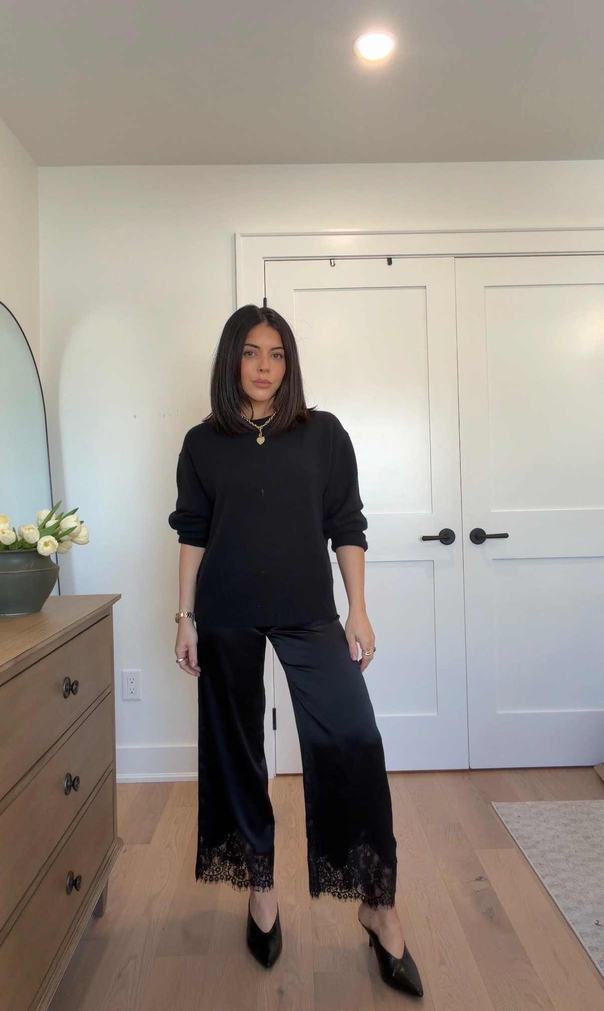 I love how unique these satin and lace bottoms are they make such a statement and they’re perfect for spring and summer

@reformation 
#ad


#LTKstyletip #LTKjeans #LTKcanada