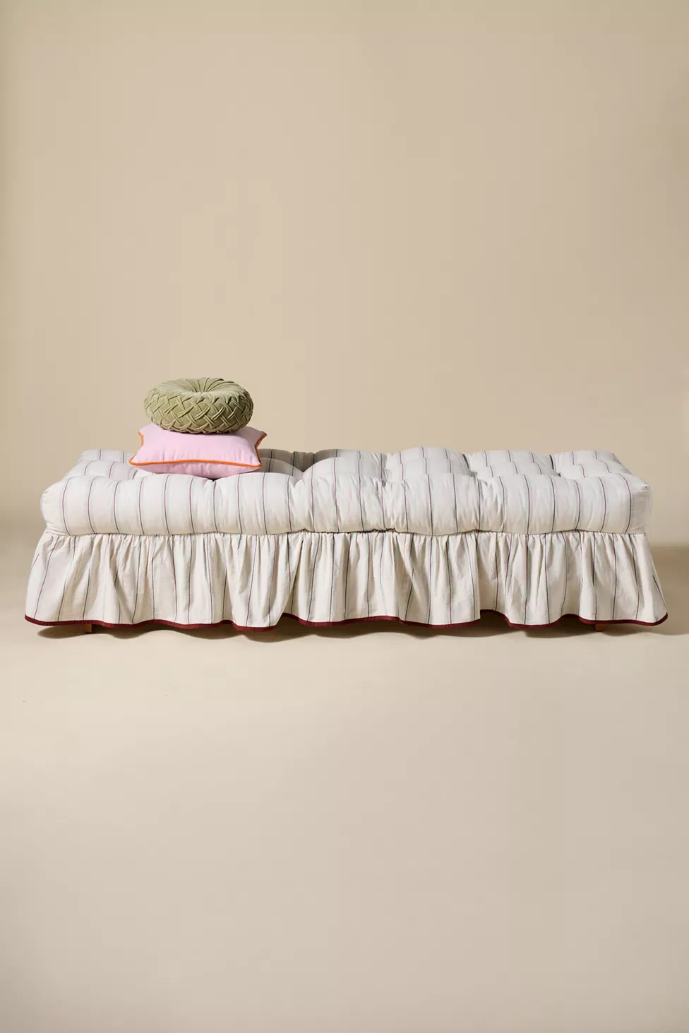 Cleo Ruffle Skirt Rohini Daybed Cushion | Urban Outfitters (US and RoW)