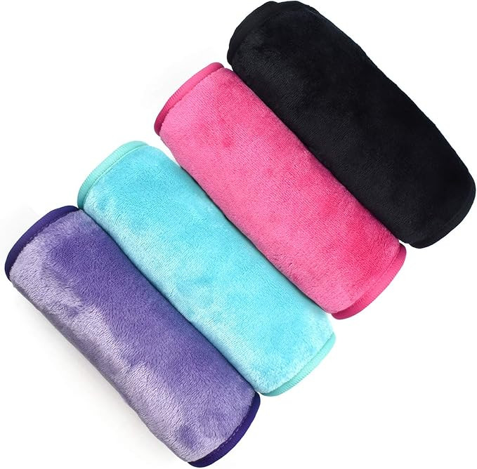 UWEME Makeup Remover Cloths 4 Count: Microfiber Reusable Fast Drying Washcloth, Face Towels for W... | Amazon (US)