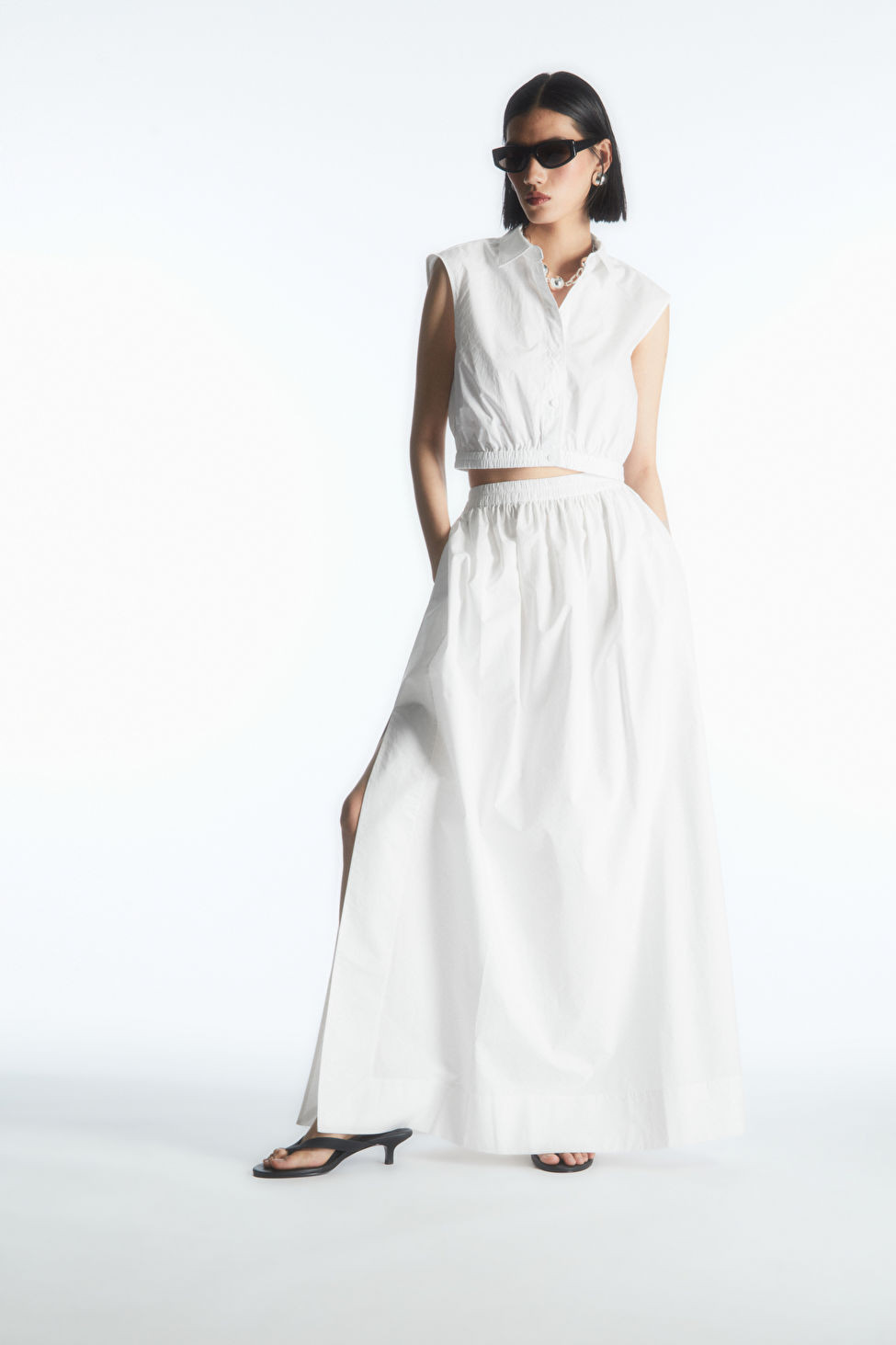 VOLUMINOUS GATHERED MAXI SKIRT | COS (US)