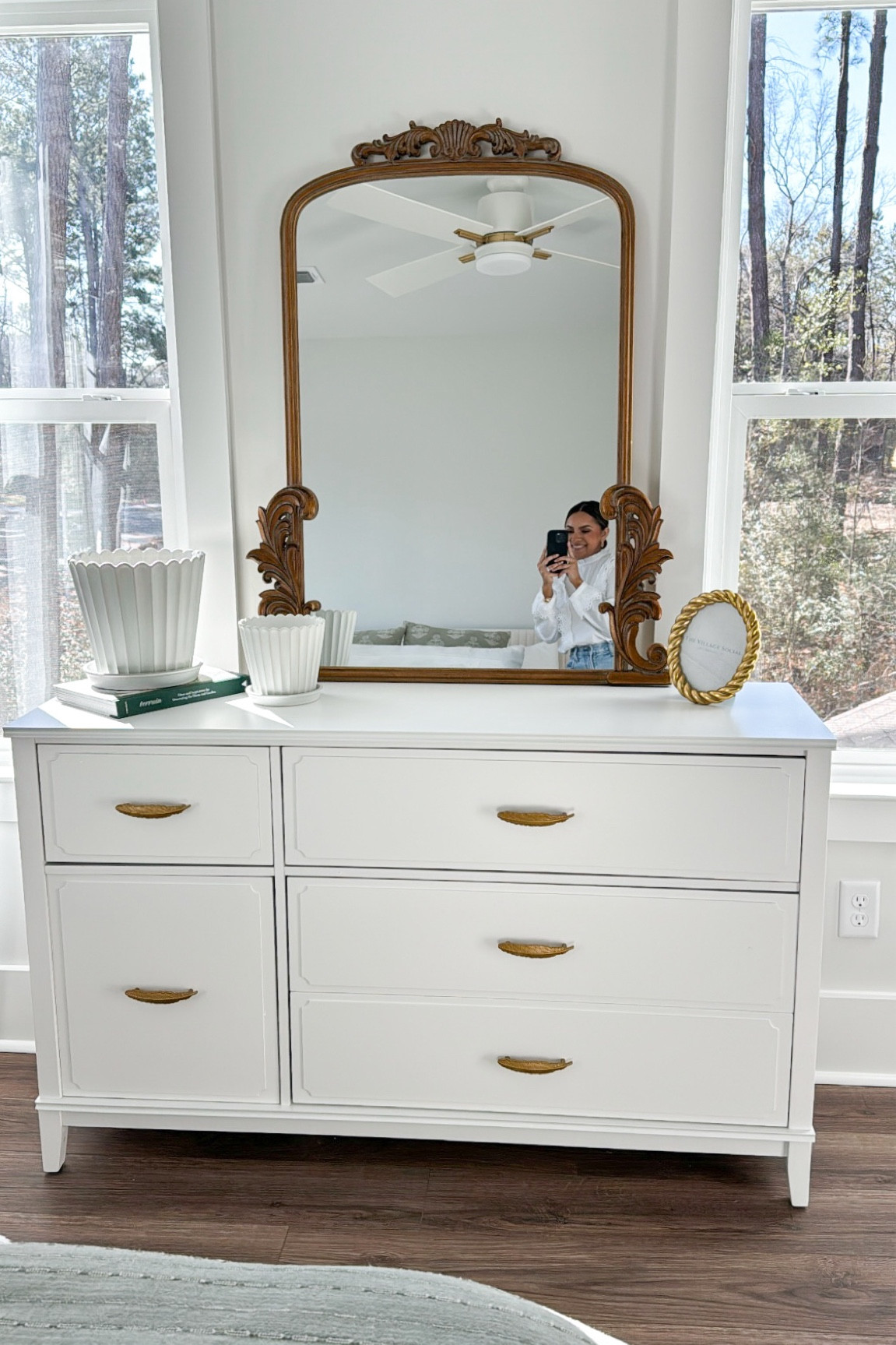 Dresser and mirror 

Grandmillenial 
afforadable home decor
Spring home decor
home
bedding
Target Home
Amazon Home
Anthropologie mirror 
Gold mirror 
White dresser 
Bedroom 
Home decor 

#LTKhome #LTKMostLoved #LTKstyletip