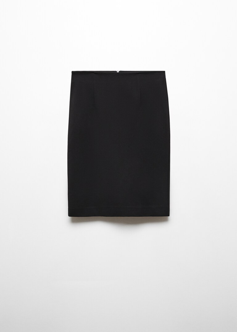 Pencil skirt with Rome-knit opening - Women | MANGO United Kingdom | MANGO (UK)