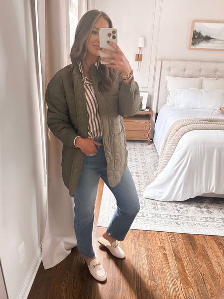 Lightweight coat perfect for fall and winter! 

I would size down in the jacket
Jeans 28/regular
Top tts



#LTKSale #LTKfindsunder100 #LTKSeasonal