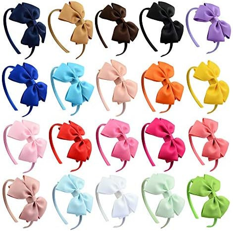 Headbands for girls 20 pcs Cute headband with Bow Unicorn Hair Bow Hairhoop Pineapple Girl Prince... | Amazon (US)