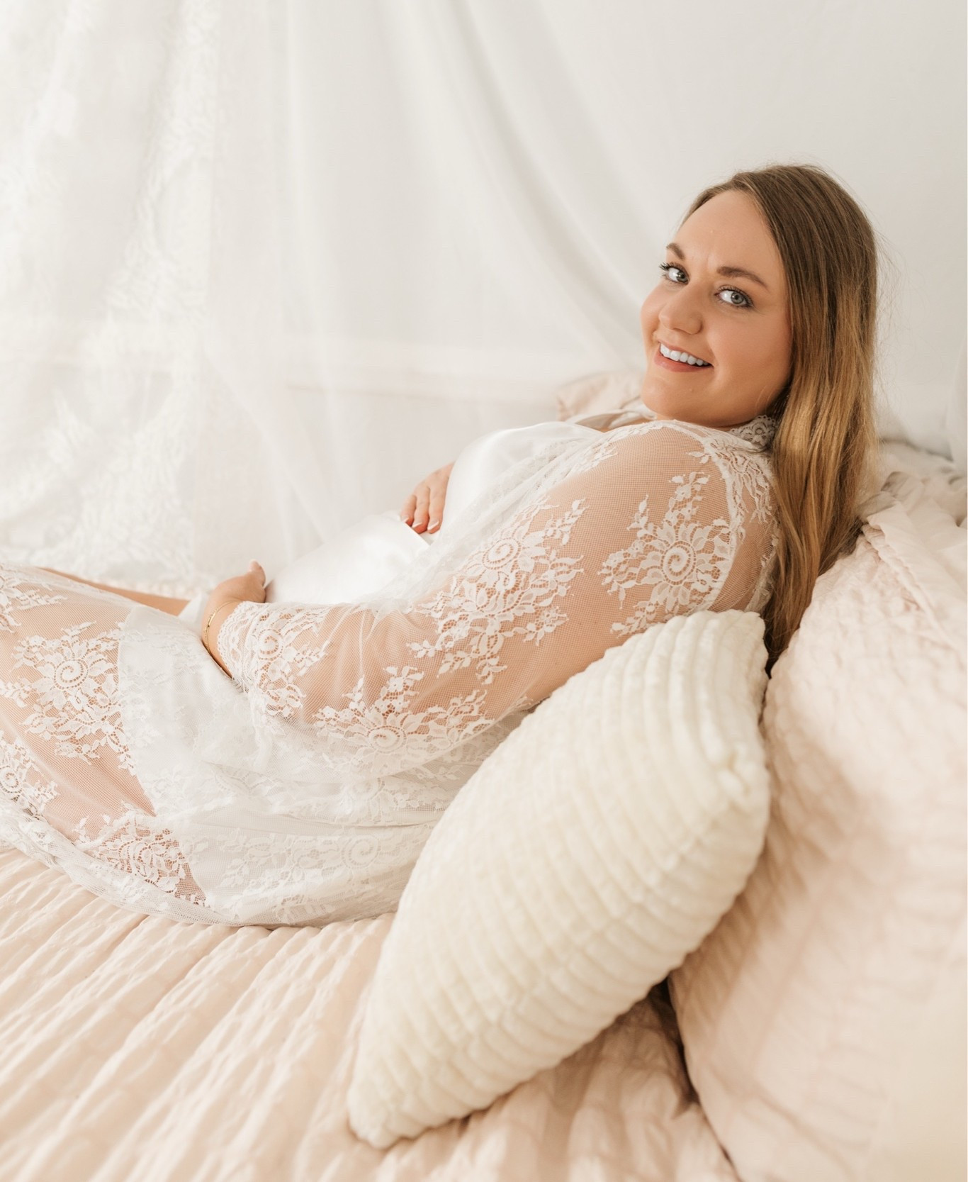 Maternity pictures, maternity photoshoot, Bump friendly, lace robe, lingerie, white nightgown, Amazon outfit, Amazon style, bridal

#LTKBump #LTKMidsize #LTKWedding