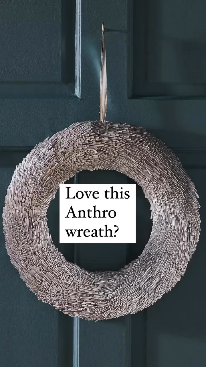 Love this Anthropologie wreath but not the price tag? 

Found this dupe on sale @michaelsstores for $17.99

Comment "sale" for links or check out my stories. 
#ltkhome #ltksalealert #homedecor #dupealert #holidaydecor #holidayhack #christmaswreath #christmasdecor #luxeforless #anthroliving

#LTKHome #LTKHoliday #LTKSaleAlert
