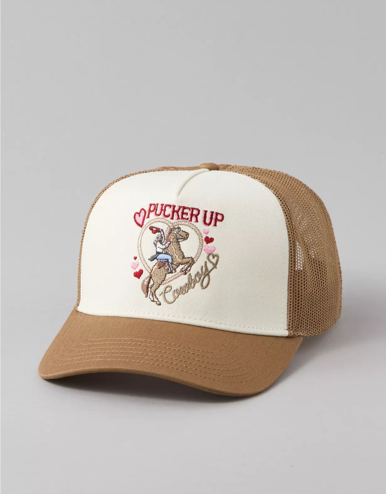 AE Western Hearts Trucker Hat | American Eagle Outfitters (US & CA)