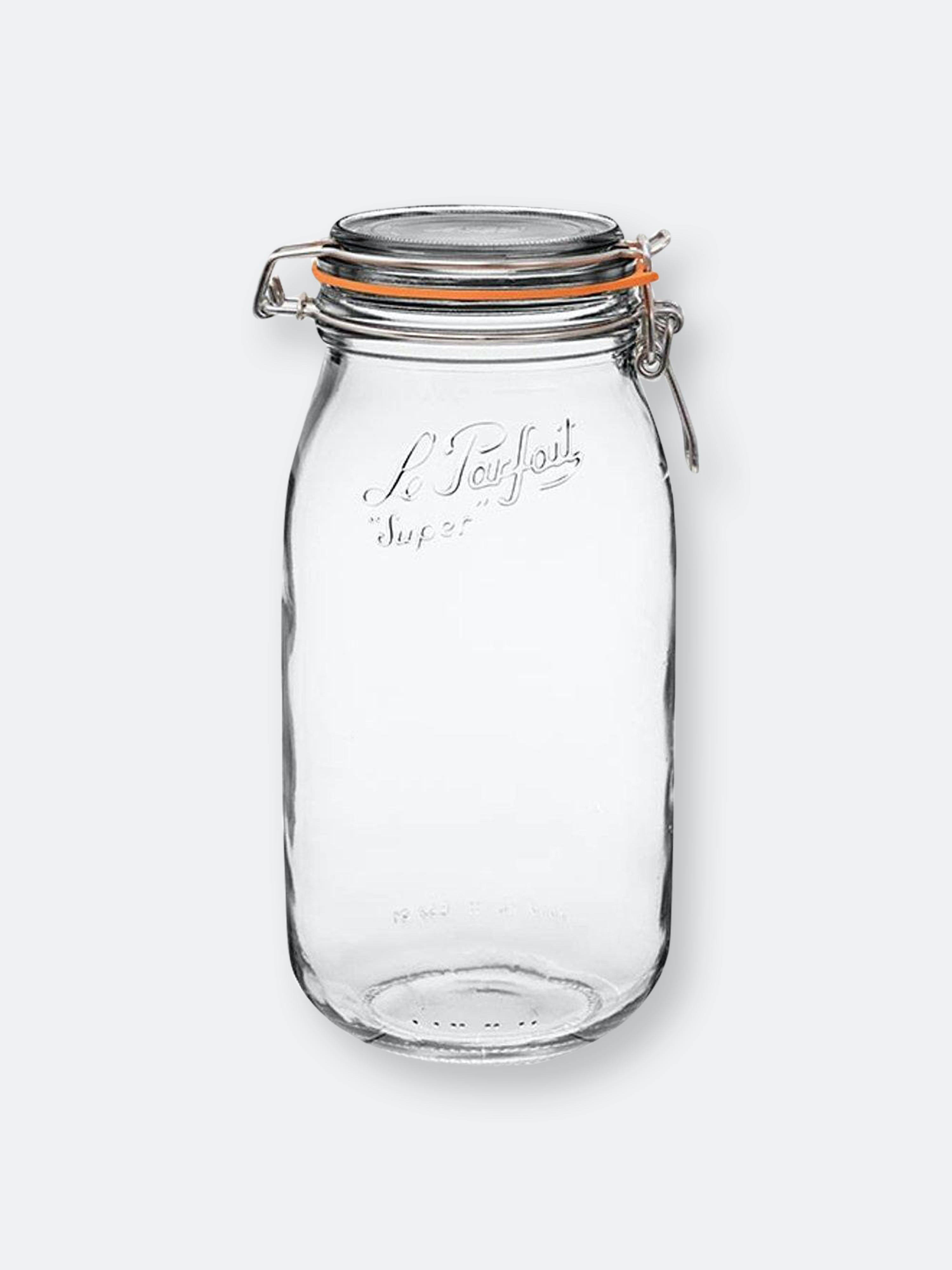 Le Parfait Super Jars - 2L (64OZ) / SET OF 3 - Also in: 750ML (24OZ)/ SET OF 6, 500ML (16OZ)/ SET OF | Verishop