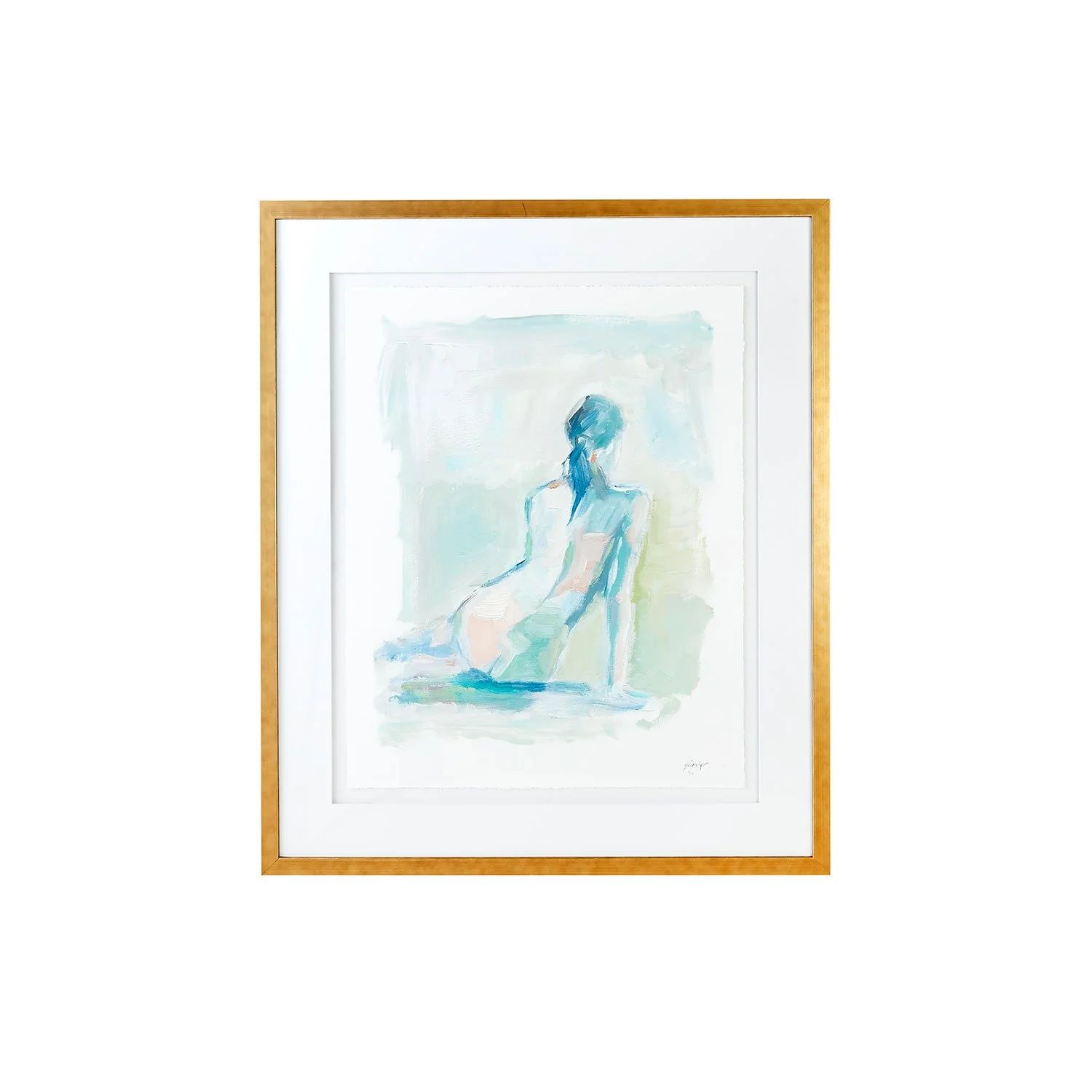 Pastel Watercolor Figure Study | Caitlin Wilson Design