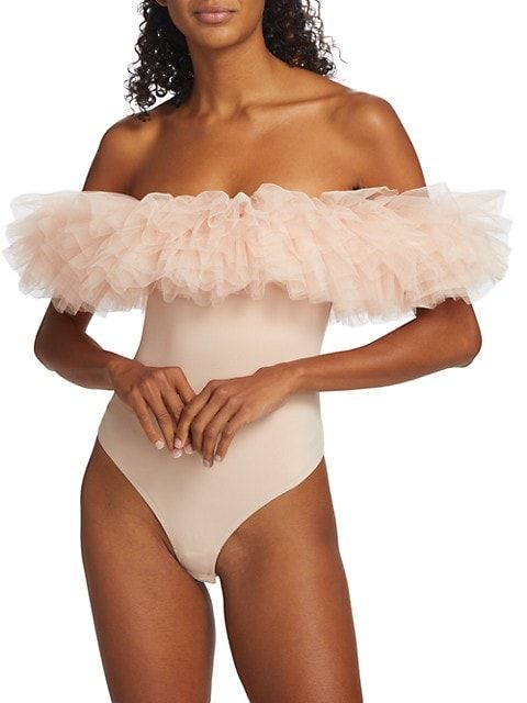 Big Love Tulle Bodysuit | Saks Fifth Avenue