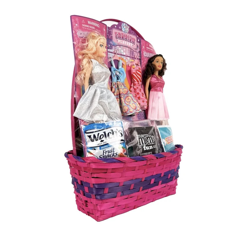 2 Doll Girls Prefilled Easter Basket, by Megatoys | Walmart (US)