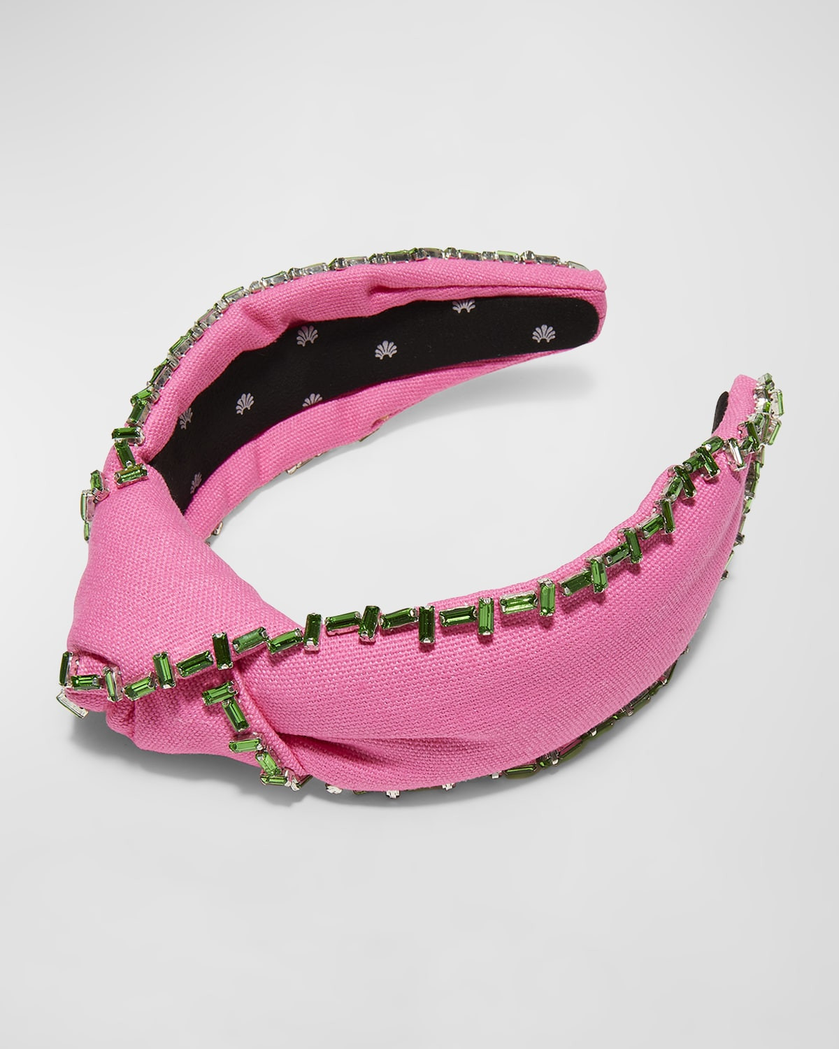 Embellished Trim Knotted Headband | Neiman Marcus