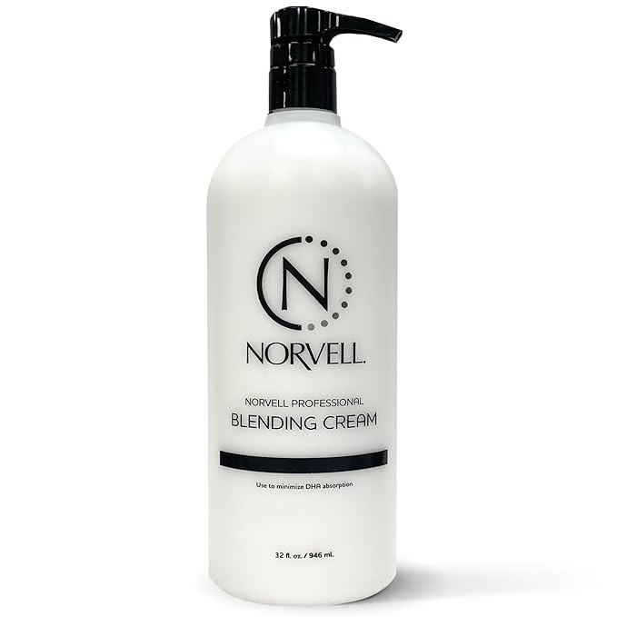 Norvell Pro Blending DHA Barrier Cream For Spray Tanning, 32 Fl. Oz. | Amazon (US)