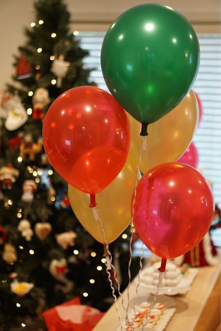 Holiday party ideas - holiday decor inspiration - Christmas party - balloons 

#LTKhome #LTKparties #LTKHoliday