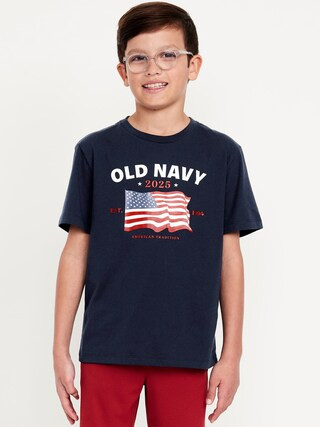 Short-Sleeve Logo-Graphic T-Shirt for Boys | Old Navy (US)