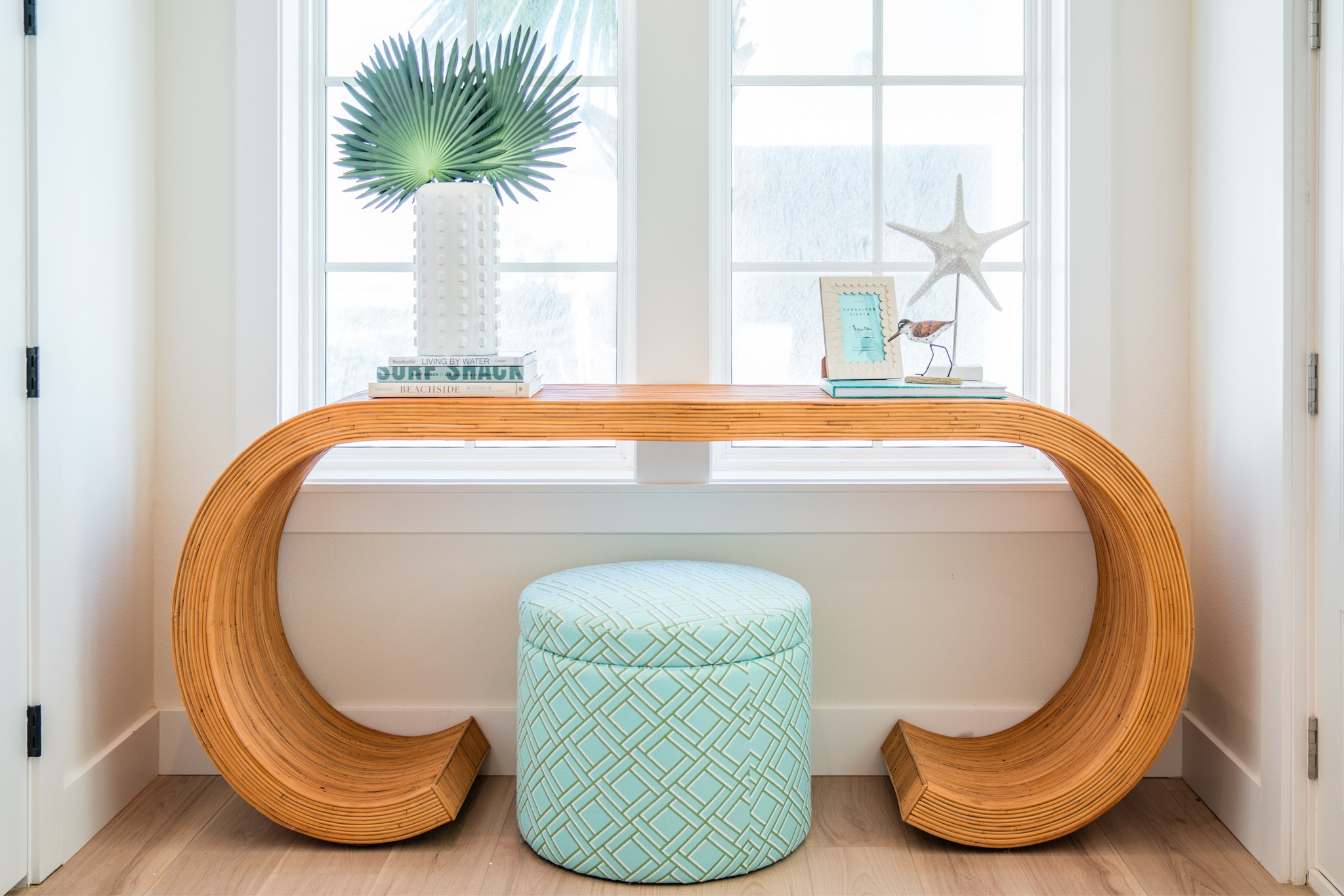 🌊✨ Add a touch of coastal elegance to your space with this 76" Rattan Waterfall Console – now 25% off! Styled with beachy decor for the perfect breezy vibe. Part of our latest project! #CoastalChic
#RattanConsole #CoastalDecor #HomeSale #BeachHouseStyle #NaturalElements #HomeDesign #InteriorInspo #SereneSpaces #ProjectReveal #DecorOnSale



#LTKSaleAlert #LTKHome