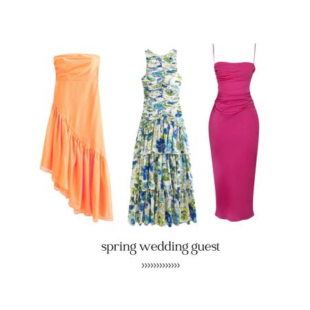 spring wedding guest inspo - slide for 3 looks! #weddingguest #outfitinspo #springwedding 