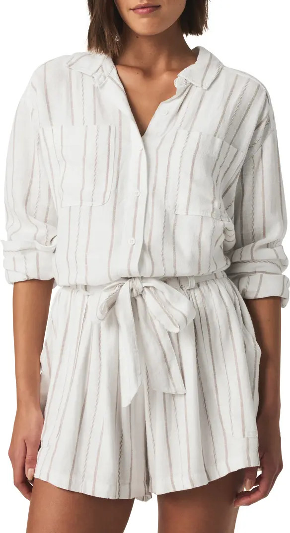 Splendid Gabrielle Stripe Button-Up Shirt | Nordstrom | Nordstrom