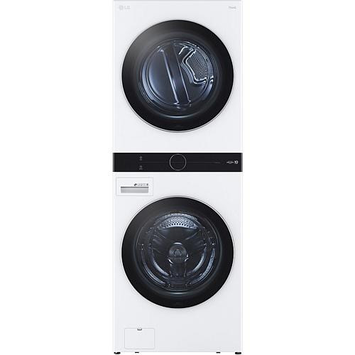 LG Single Unit Electric WashTower with Center Control | HSN