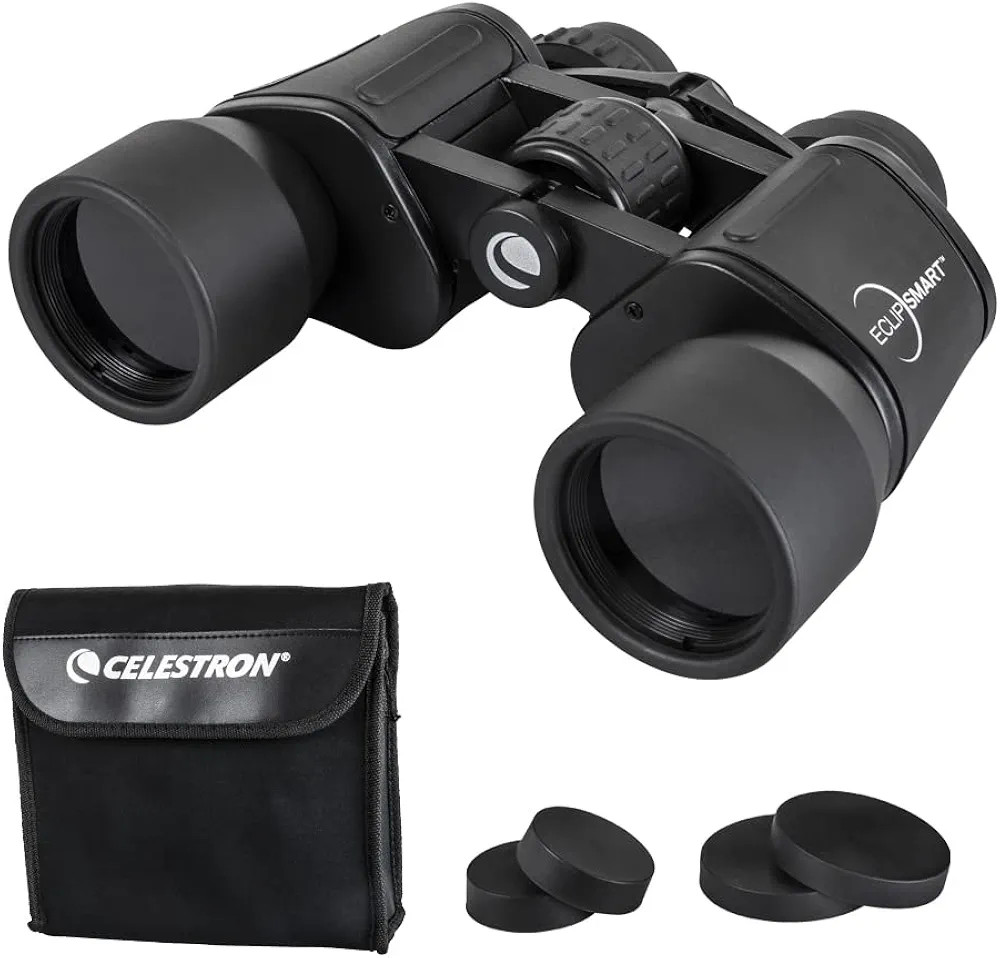 Celestron – EclipSmart Safe Solar Eclipse Binoculars – Full-Size 10x42MM Solar Binoculars –... | Amazon (US)