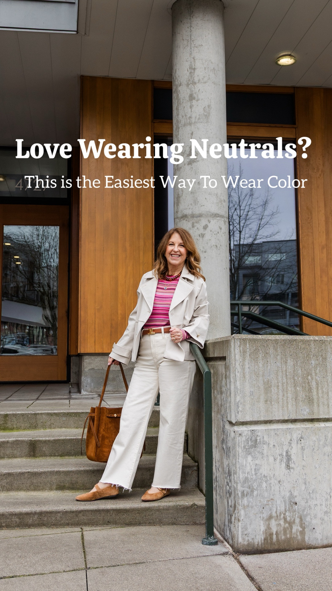 If you like wearing neutrals but want to add a little color to your wardrobe this spring. 

Start with the stylist-approved ecru jeans that fit everyone and a trench. 

Add a fresh trending color of the season and cognac accessories—cute, easy & put-together. 

Follow along fir more outfit inspiration. 

#LTKootd #LTKSeasonal #LTKOver40