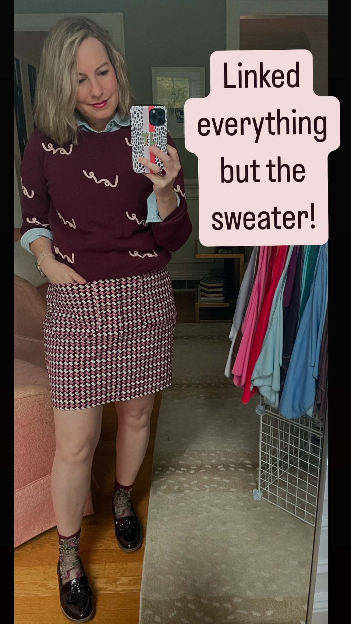 Linked what I could !
Sweaters and loafers could work for winters or summers!