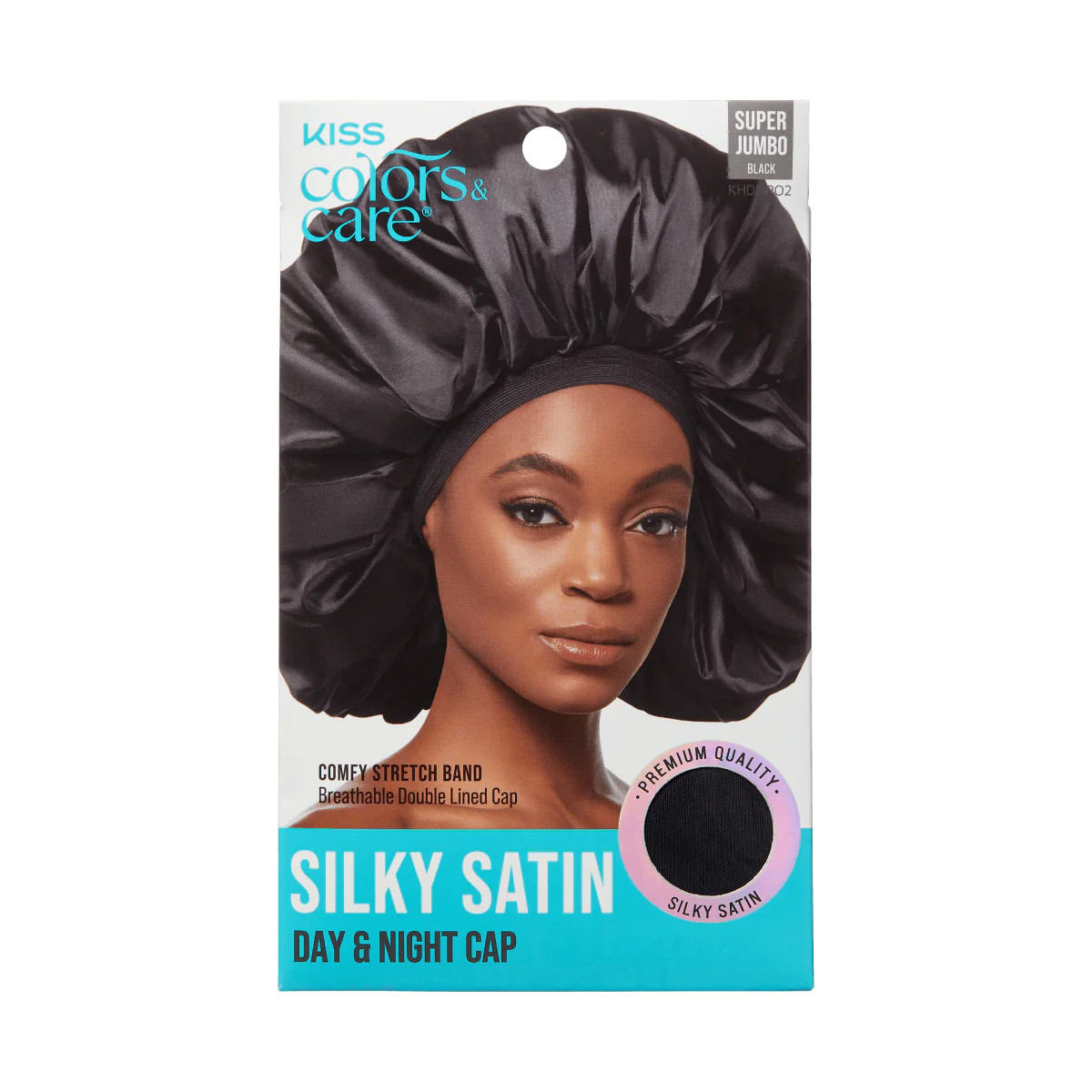 KISS Colors & Care Silky Satin Bonnet Cap - Black | KISS, imPRESS, JOAH