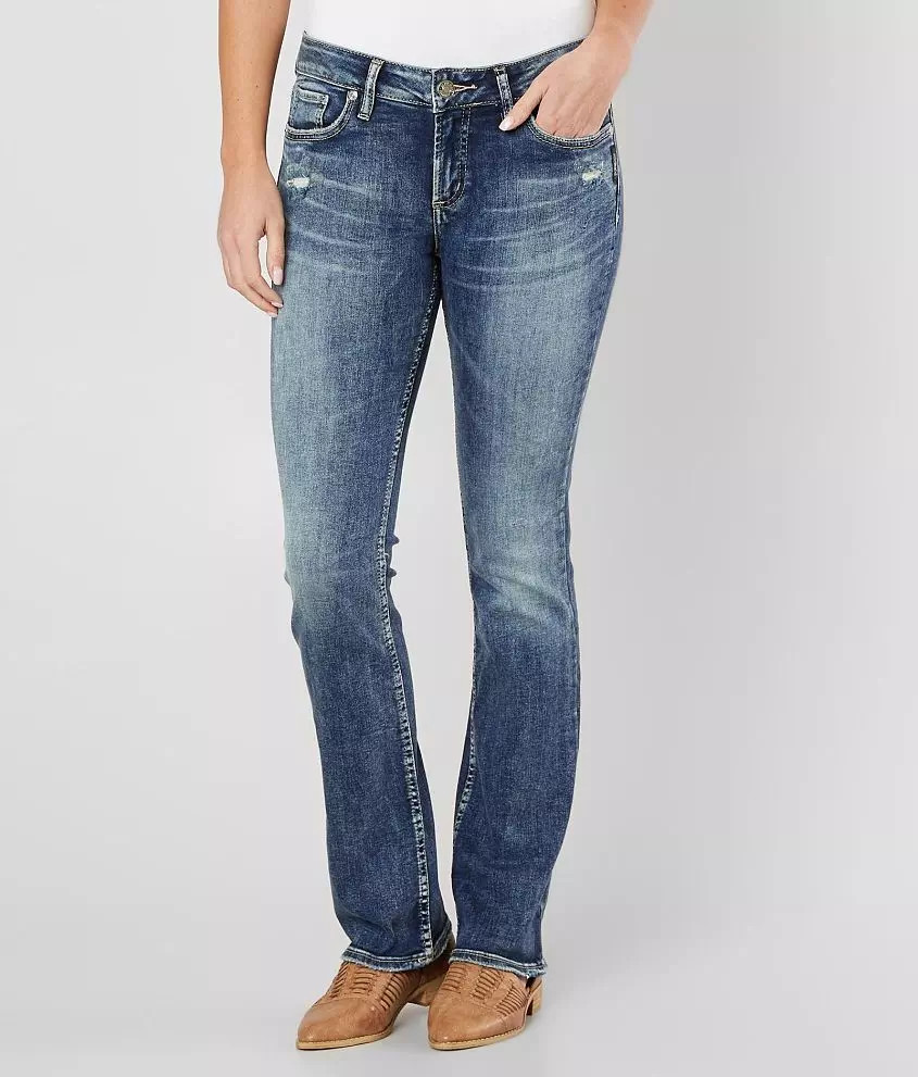 Silver Elyse Slim Boot Stretch Jean | Buckle