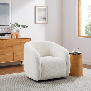 Kiptin 31.7"W 360 Degree Swivel Barrel Chair - Bed Bath & Beyond - 40170255 | Bed Bath & Beyond