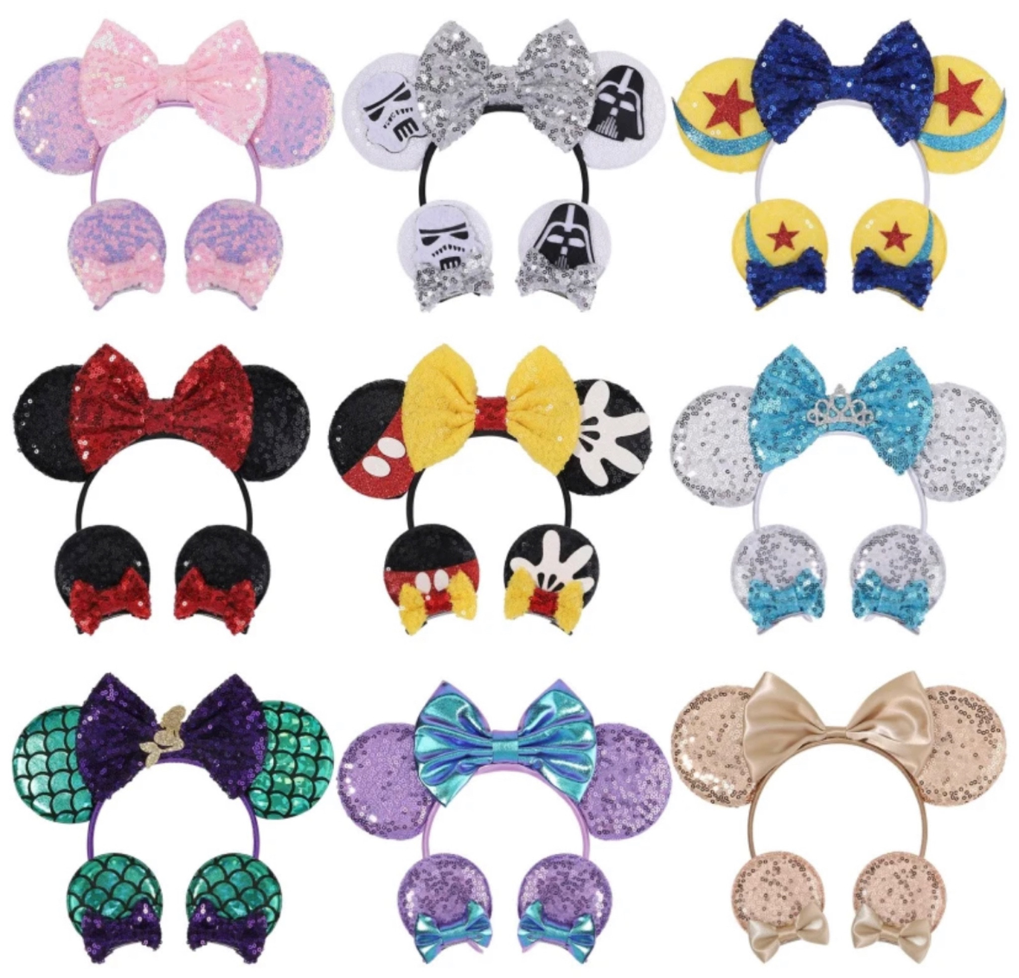 Sequined Bow Mickey Headband | Set Of 3 | ON SALE FOR ONLY $9.99!  💥 

#LTKsalealert #LTKtravel #LTKkids