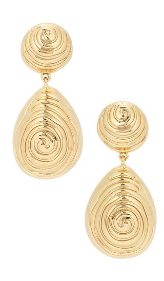 petit moments Sunspell Earrings in Metallic Gold. | Revolve Clothing (Global)