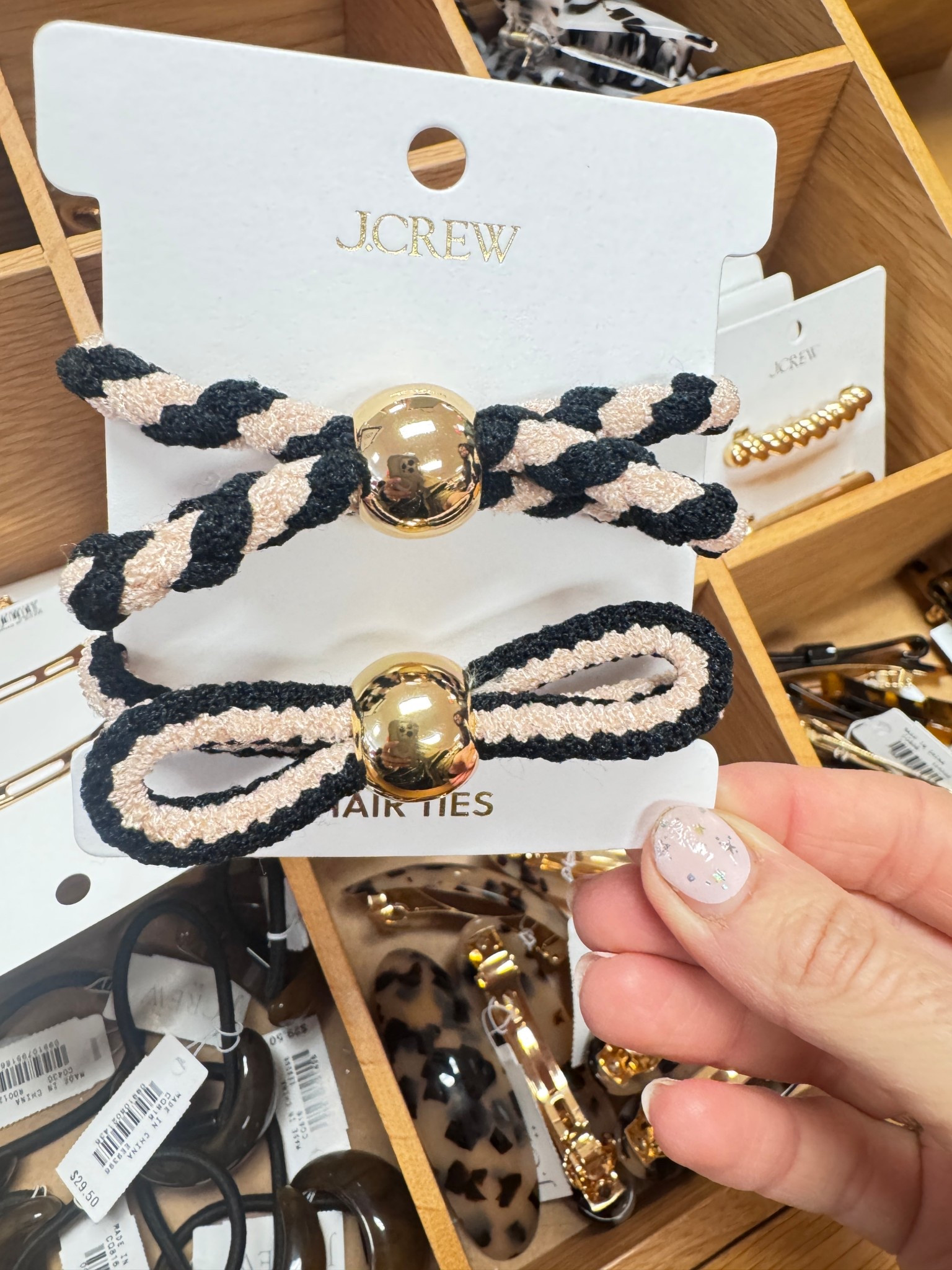 The cutest chunky and extra soft J.Crew hair ties on major sale. I’m obsessed. 