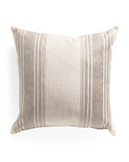 Made In Usa 24x24 Striped Pillow | Marshalls