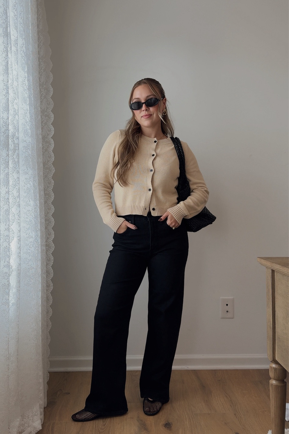 wearing a 27 jeans, small sweater. my jeans are the madewell wide leg vintage - linked a similar fit that I also own. #founditonamazon Today’s fall outfit inspo is — DISSH style on an Amazon budget🍂 DISSH style | inspired by DISSH | chic amazon outfits | Amazon fall fashion | Amazon fashion finds | What I’m wearing this fall | Fall fashion inspo | Fall ootd

#LTKStyleTip #LTKFindsUnder100 #LTKShoeCrush