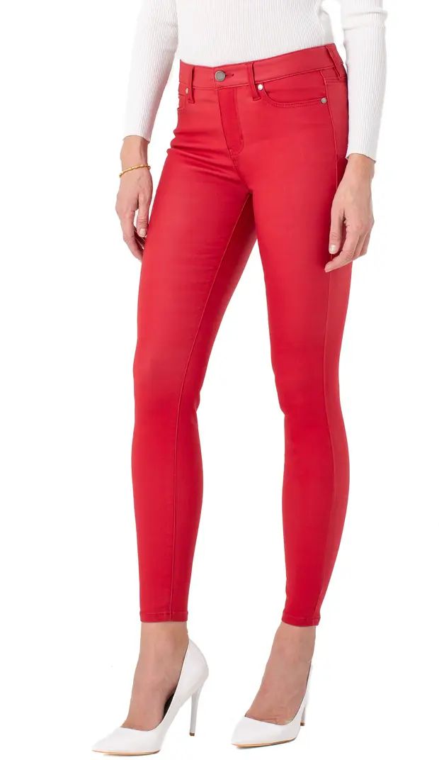 Abby Coated High Waist Skinny Jeans | Nordstrom