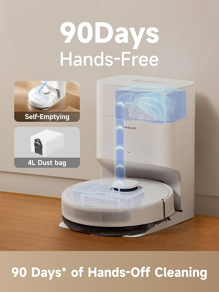 DREAME D10 Plus Gen 2 Robot Vacuum and Mop with Self Emptying Base for 90 Days of Cleaning, 6000 ... | Amazon (US)