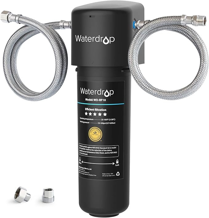 Waterdrop 10UA Under Sink Water Filter System, Reduces Lead, Chlorine, Bad Taste & Odor, Under Co... | Amazon (US)