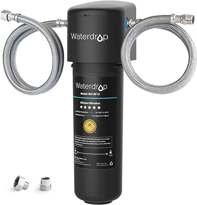 Waterdrop 10UA Under Sink Water Filter System, Reduces Lead, Chlorine, Bad Taste & Odor, Under Co... | Amazon (US)