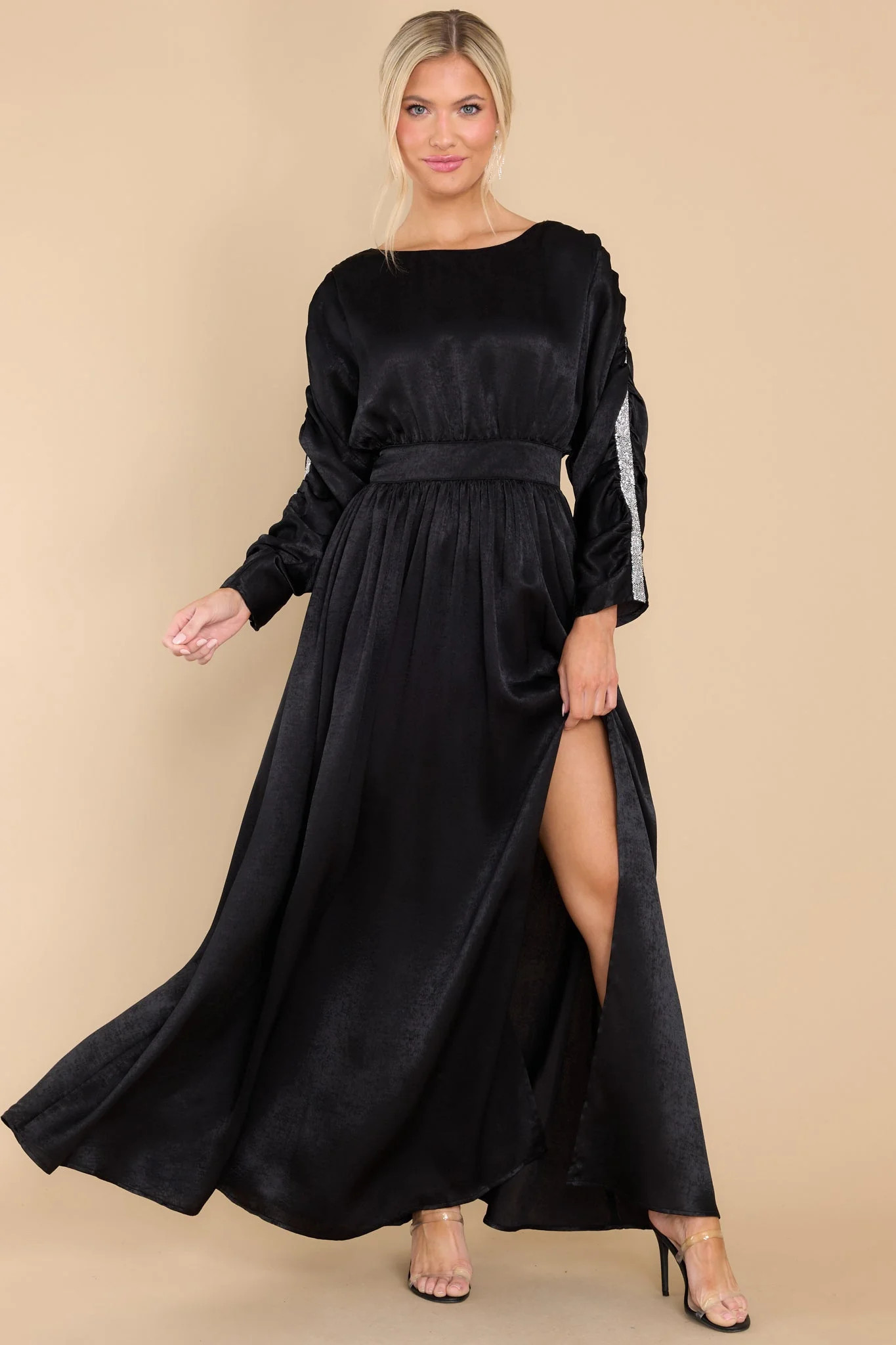 Searching For The One Black Maxi Dress | Red Dress 