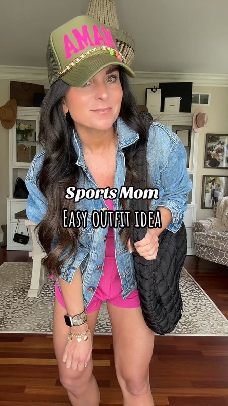 Small romper and jacket
Sports mom outfit 
Code SHANNON10 for hat and watch band 

#LTKSeasonal #LTKfitness #LTKstyletip