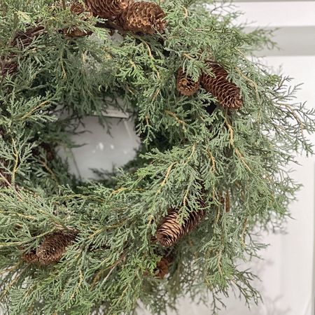 I couldn’t resist grabbing one of these pine cone wreaths whilst at Target this week. I try so hard not to jump the gun when it comes to holiday decor, but this wreath was so classic and lovely — it needed to belong on our door! 🎄 I’ll just stash it away until after Thanksgiving 😉

#LTKhome #LTKSeasonal #LTKHoliday