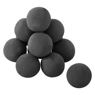 Ceramic Balls, 4 in. 1 -Pieces Round Fire Stones, Reusable Lava Rocks Indoor and Outdoor Use, Decorative Fire Pit Rocks | The Home Depot