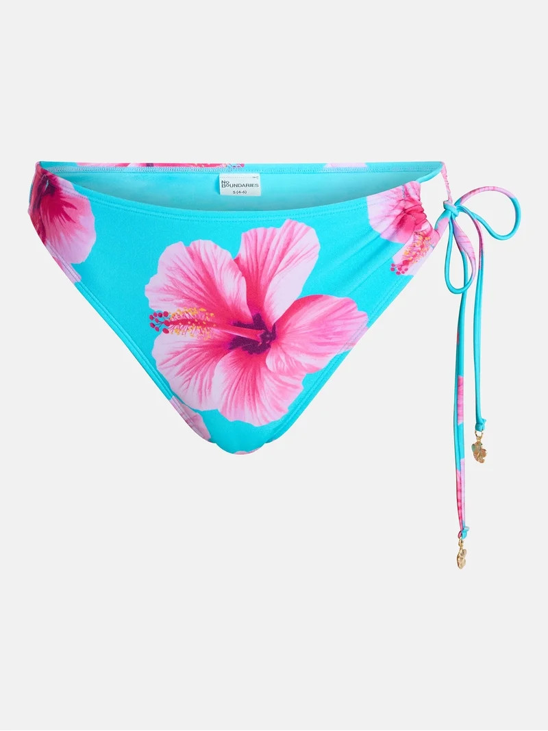 No Boundaries Mid Waist Bikini Bottoms, Women's XXS-XXL | Walmart (US)