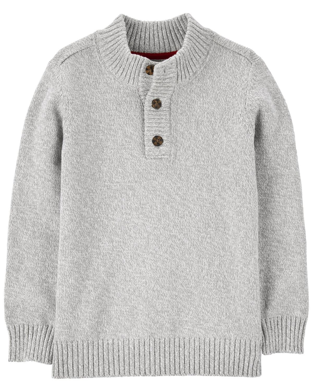 Grey Kid Pullover Cotton Sweater | carters.com | Carter's