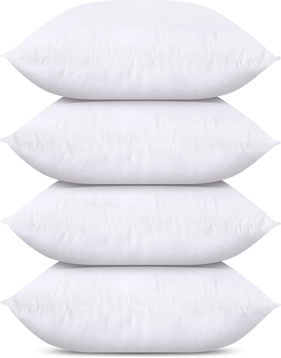 Utopia Bedding Throw Pillows Insert (Pack of 4, White) - 26 x 26 Inches Bed and Couch Pillows - I... | Amazon (US)