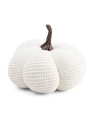 8in Knitted Pumpkin Decor | Marshalls