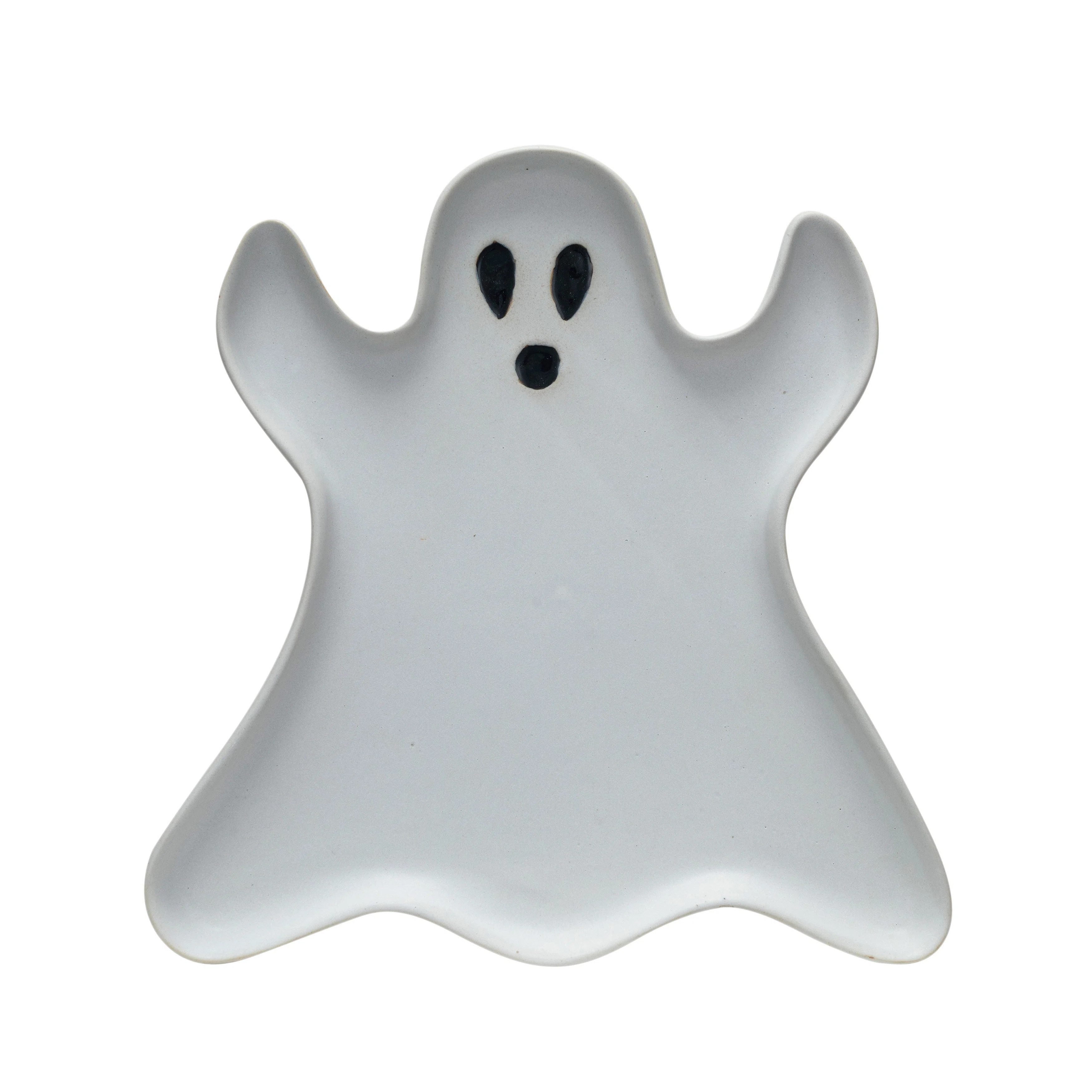 The Holiday Aisle® Stoneware Ghost Plate | Wayfair | Wayfair North America
