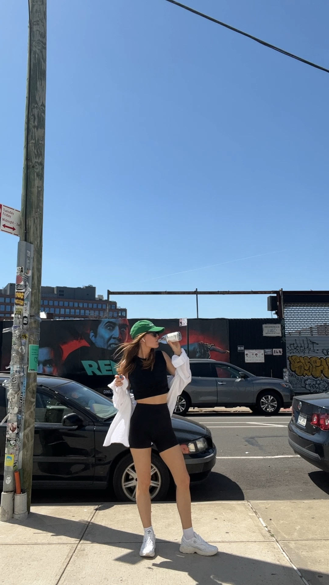 Black bike shorts activewear outfit 

#LTKfit