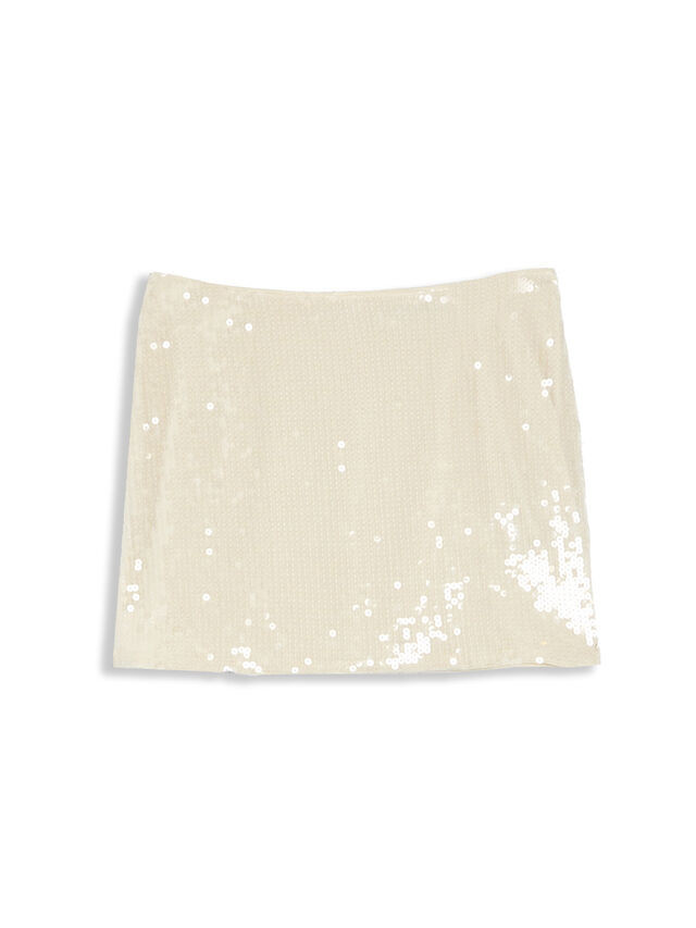 Egret Women's ROTATE Birger Christensen Sequin Mini Skirt | Fenwick | Fenwick
